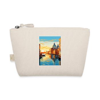Venedig Italien Dekoration Markusplatz Souvenir - Bio-Täschchen - Natur - Vorne