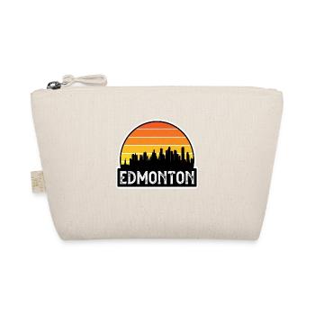 Edmonton Kanada Flagge Skyline Reisesouvenir - Bio-Täschchen - Natur - Vorne