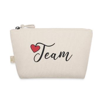 Team Herz - Bio-Täschchen - Natur - Vorne