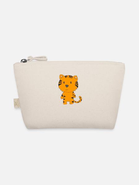 Kleiner Tiger - Bio-Täschchen - Natur
