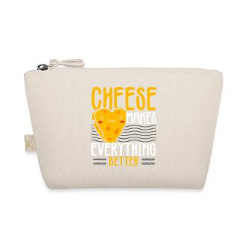 Käse macht alles besser Cheesy Cheese - Bio-Täschchen - Natur - Vorne