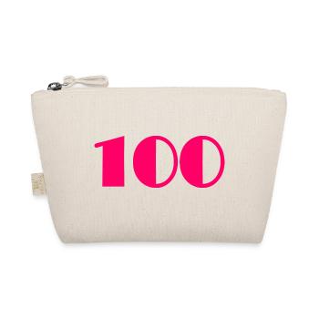 100. 100 JAHRE. 100-JÄHRIGES JUBILÄUM. 100. GEBURTSTAG - Bio-Täschchen - Natur - Vorne