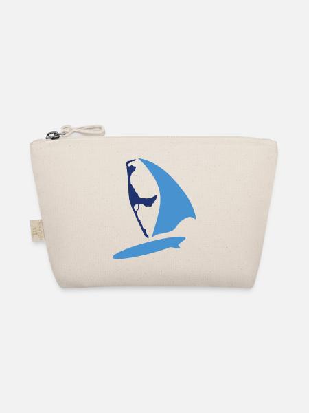 sylt surfer blau - Bio-Täschchen - Natur
