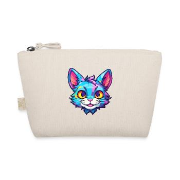 Pixie Bob Katze Rasse Aquarell Cartoon Kawaii Haustier - Bio-Täschchen - Natur - Vorne