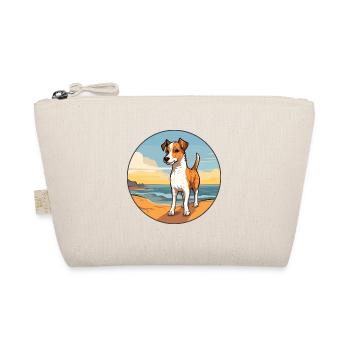 Chilenischer Foxterrier Hunderasse Cartoon Kawaii Hund - Bio-Täschchen - Natur - Vorne