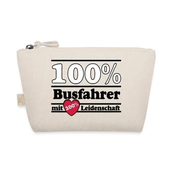 Busfahrer Bus Omnibus Kraftfahrer 100% 200% (25) - Bio-Täschchen - Natur - Vorne