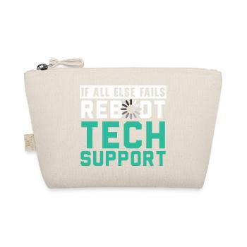 Ich bin der unbezahlte technische Support meiner F - Bio-Täschchen - Natur - Vorne