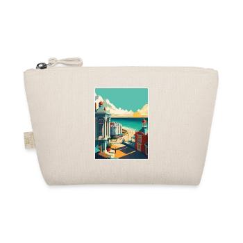 Brighton Pier Seascape Uk Vintage Reiseposter - Bio-Täschchen - Natur - Vorne