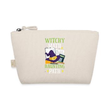 Hexenmathe Spukpfad Buchhalter Halloween - Bio-Täschchen - Natur - Vorne