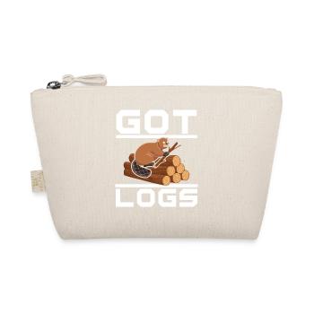 Got Logs Biber Wildlife Tier Kanada Damm Nagetier - Bio-Täschchen - Natur - Vorne
