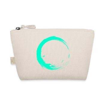Kreis Design Bürste Vektor Türkis Neu - Bio-Täschchen - Natur - Vorne