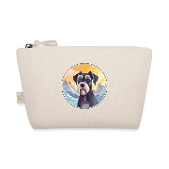 Standard Schnauzer Hunderasse Cartoon Kawaii Waterc - Bio-Täschchen - Natur - Vorne