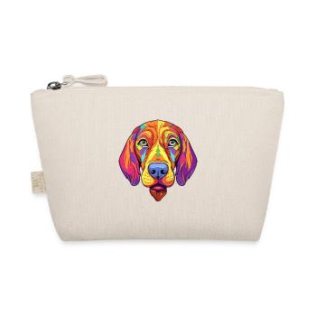 Serbischer Jagdhund Rasse Cartoon Kawaii Illustration - Bio-Täschchen - Natur - Vorne