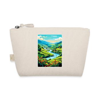 Douro-Tal Portugal Vintage Reiseposter WPA - Bio-Täschchen - Natur - Vorne