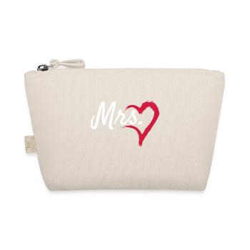 Mrs Herz Symbol - Bio-Täschchen - Natur - Vorne