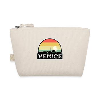 Venedig Italien Flagge Skyline Reisesouvenir - Bio-Täschchen - Natur - Vorne