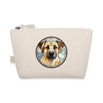 Anatolischer Schäferhund Rasse Aquarellglas - Bio-Täschchen - Natur - Vorne