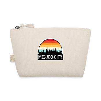 Mexiko-Stadt Mexiko-Flagge Skyline Reise-Souvenir - Bio-Täschchen - Natur - Vorne