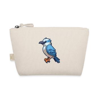 Jay Cartoon Kawaii Aquarellillustration - Bio-Täschchen - Natur - Vorne