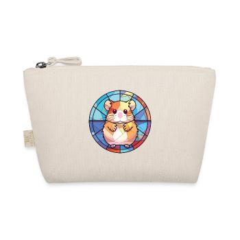 Bunte Aquarell-Tierillustration des Hamsters - Bio-Täschchen - Natur - Vorne