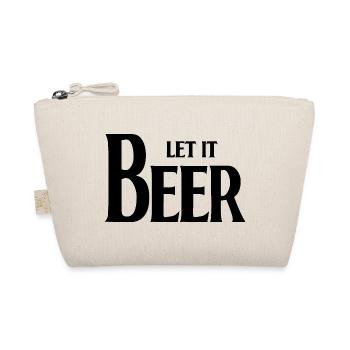Lass es Bier - Bio-Täschchen - Natur - Vorne