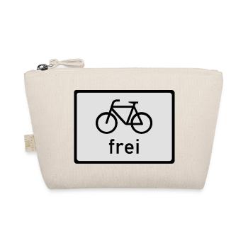 Fahrrad frei - Bio-Täschchen - Natur - Vorne