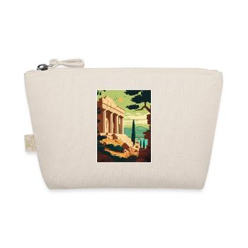 Athen Griechenland Akropolis Vintage Reiseposter WPA - Bio-Täschchen - Natur - Vorne