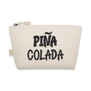 Pina Colada Schriftzug Mittelamerika Südamerika - Bio-Täschchen - Natur - Vorne