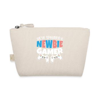 Lawned A Neuling Gamer - Schwanger Baby - Bio-Täschchen - Natur - Vorne