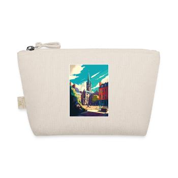 Aberdeen Scotlandscape Vintage Reiseposter WPA - Bio-Täschchen - Natur - Vorne