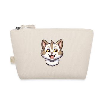 Bambino Katze Cartoon Aquarell Illustration - Bio-Täschchen - Natur - Vorne
