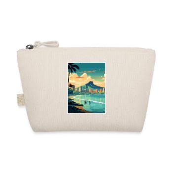 Honolulu Hawaii Vintage Reiseposter WPA Souvenir - Bio-Täschchen - Natur - Vorne