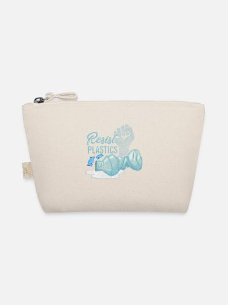 Resist Plastics Zero Waste Plastikfrei Plastik Spr - Bio-Täschchen - Natur