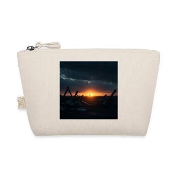 Sonnenuntergang am See - Bio-Täschchen - Natur - Vorne
