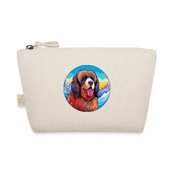 Tibetischer Mastiff Hunderasse Cartoon Kawaii Watercolo - Bio-Täschchen - Natur - Vorne