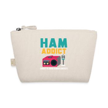 Ham Addict Radio Operator Übertragung Ham Radio - Bio-Täschchen - Natur - Vorne