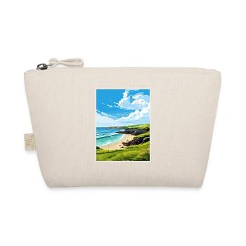 Trevaunance Cove Cornwall Vintage Reiseposter - Bio-Täschchen - Natur - Vorne