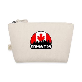 Edmonton Kanada Flagge Skyline Silhouette Reisen - Bio-Täschchen - Natur - Vorne