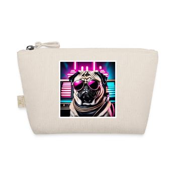 Cool Pug - Bio-Täschchen - Natur - Vorne
