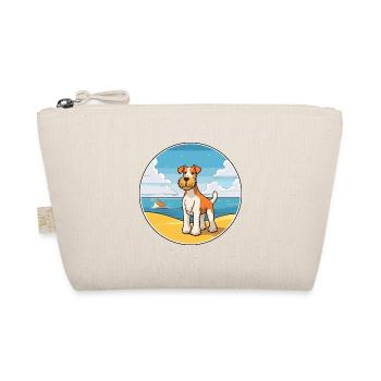 draht foxterrier hunderasse cartoon kawaii clipart - Bio-Täschchen - Natur - Vorne