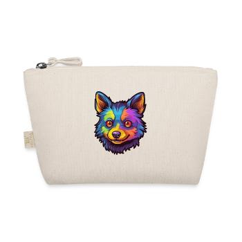 Schipperke Hunderasse Cartoon Kawaii Illustration - Bio-Täschchen - Natur - Vorne