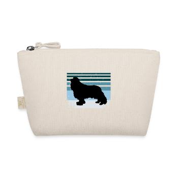 Cavalier King Charles Spaniel Hund Silhouette - Bio-Täschchen - Natur - Vorne