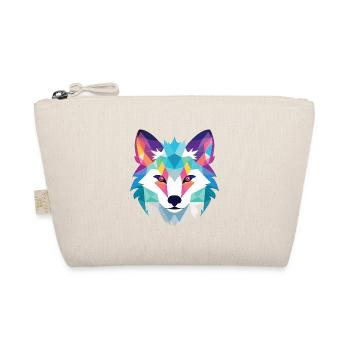 Polarfuchs Bunte Aquarell-Tierillustration - Bio-Täschchen - Natur - Vorne