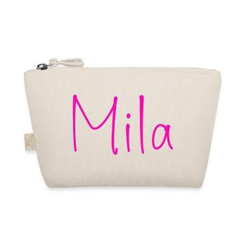 Mila Neon Script - Bio-Täschchen - Natur - Vorne