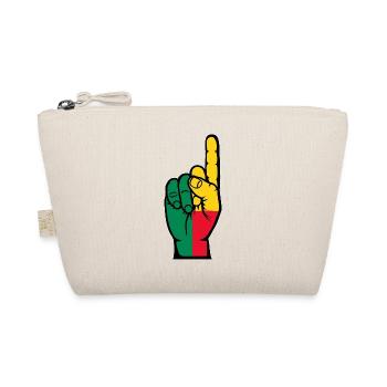 Benin Flagge Nummer 1 - Bio-Täschchen - Natur - Vorne