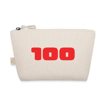 100. 100 JAHRE. 100-JÄHRIGES JUBILÄUM. 100. GEBURTSTAG - Bio-Täschchen - Natur - Vorne