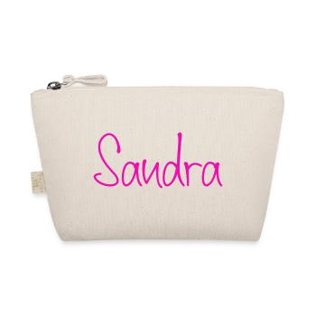 Sandra Neon-Handschrift - Bio-Täschchen - Natur - Vorne