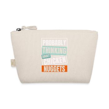 Wahrscheinlich denke ich an Chicken Nuggets Nug Li - Bio-Täschchen - Natur - Vorne