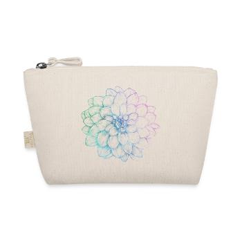 Dahlie Blume - Bio-Täschchen - Natur - Vorne