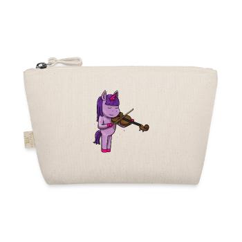 Bratschist Einhorn Violist Violaspieler Bratsche - Bio-Täschchen - Natur - Vorne